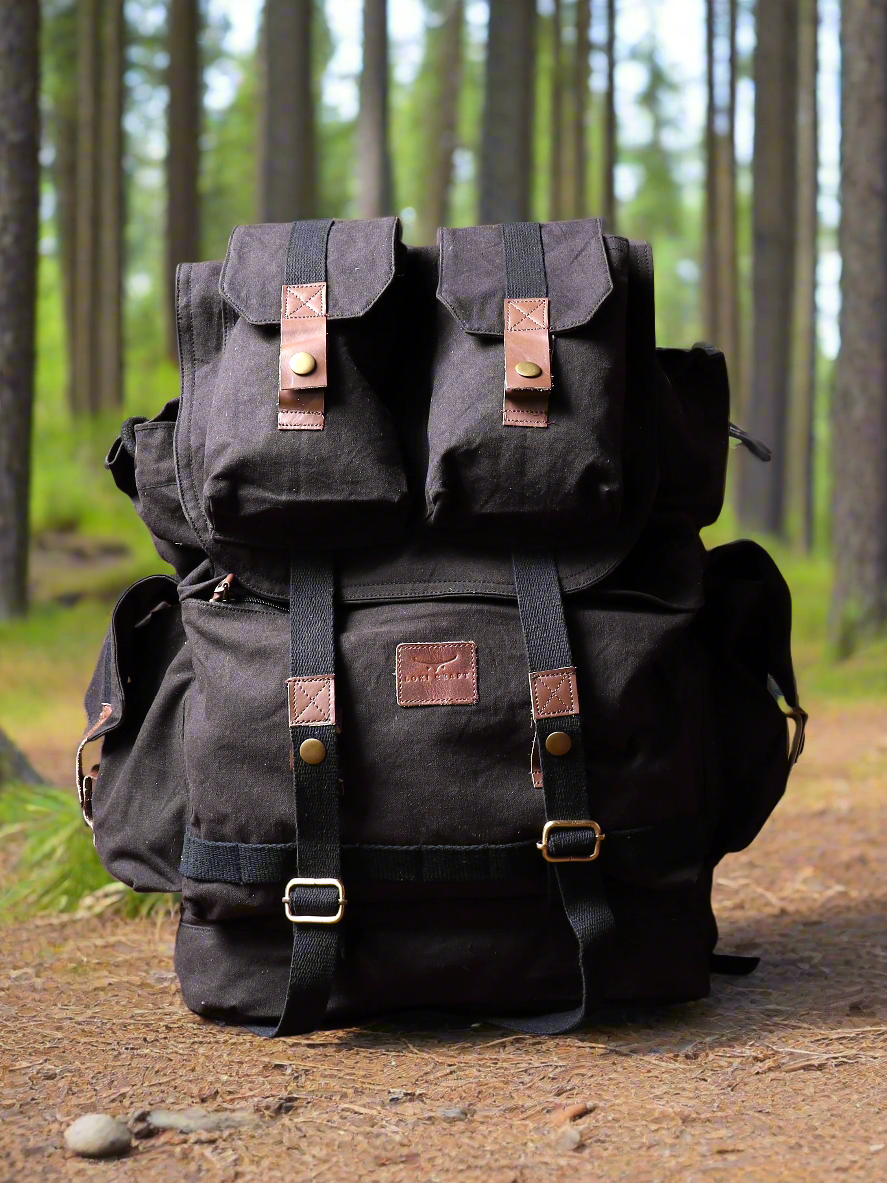 Retro Travel Backpack LokiCraft